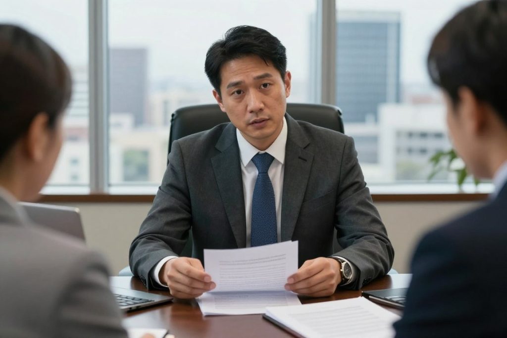 Criminal defense attorney discussing sentencing alternatives with client