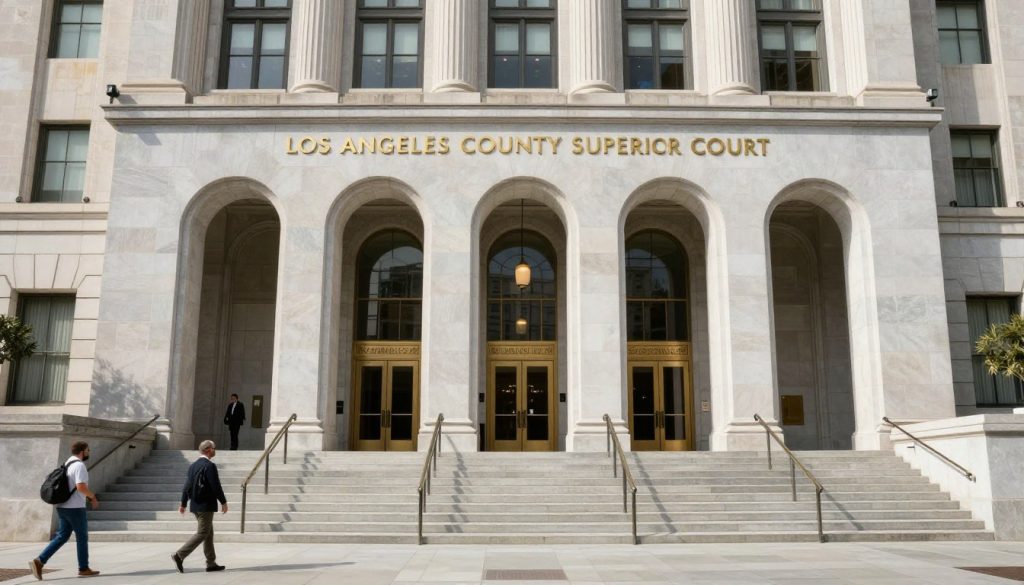 Los Angeles County Superior Court entrance