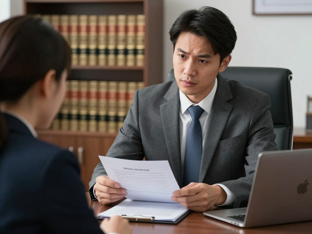 Los Angeles criminal lawyer reviewing case with client